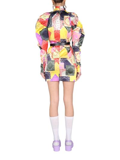 Shop Rotate Birger Christensen "kim" Dress In Multicolour