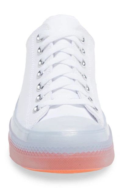 Shop Converse Chuck Taylor All Star Cx Low Top Sneaker In White/ White/ Wild Mango