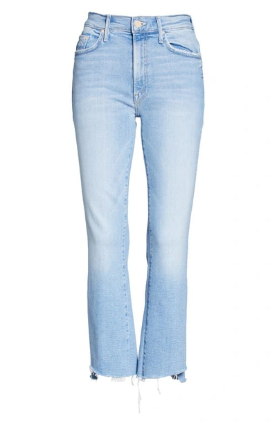 Shop Mother The Insider High Waist Step Frayed Hem Crop Jeans In Limited Edition