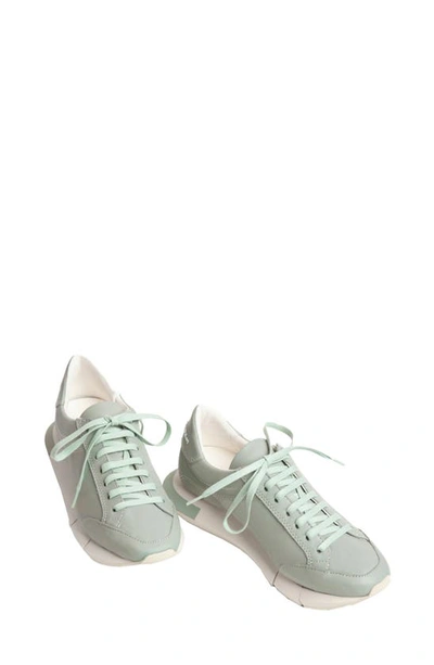 Shop Paloma Barceló Paloma Barcelo Lisieux Sneaker In Pastel Blue/ Jadite