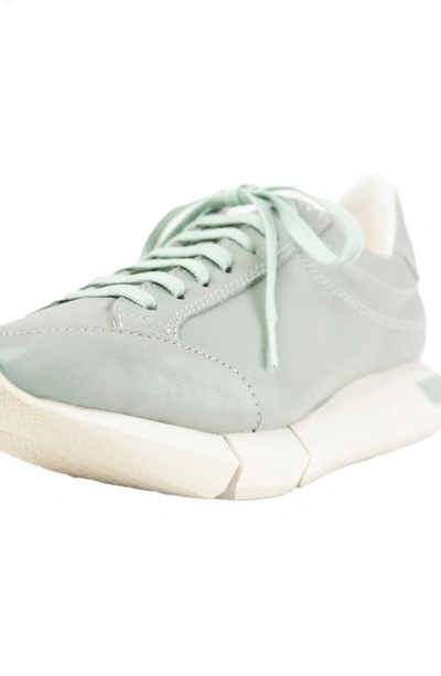 Shop Paloma Barceló Paloma Barcelo Lisieux Sneaker In Pastel Blue/ Jadite