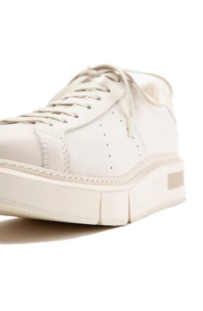 Shop Paloma Barceló Agen Sneaker In White/ Gesso-taupe