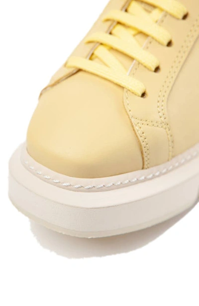 Shop Paloma Barceló Agen Sneaker In Pastel Yellow