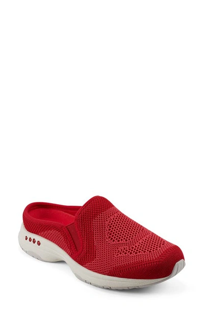 Easy Spirit Take Knit Slip-on Sneaker In Racing Red/ Hibiscus