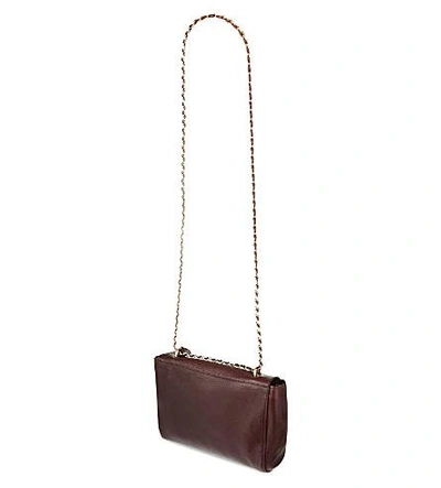 Shop Mulberry Lily Leather Shoulder Bag In Oxblood