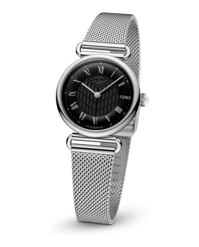 Shop Fendi Palazzo Bracelet Watch In Black