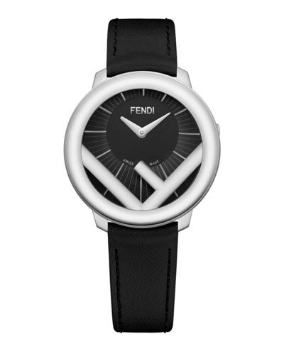 Shop Fendi Run Away Watch In Black