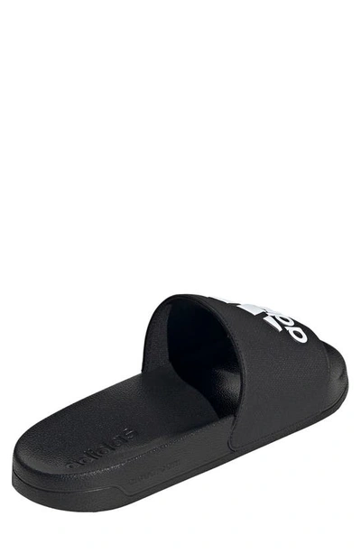Shop Adidas Originals Adidas Adilette Shower Slide In Core Black/ftwr White/black