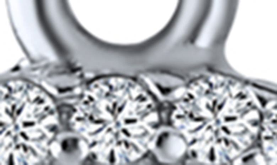 Bling Jewelry World Peace Cz Leverback Drop Earrings In Silver