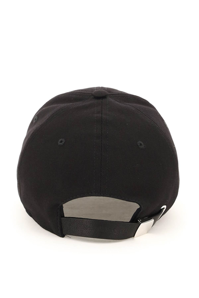 Shop Alexander Mcqueen Baseball Hat With Logo In Mixed Colours