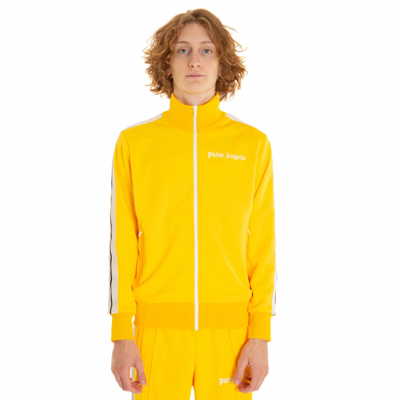 Shop Palm Angels Classic Track Top In Giallo