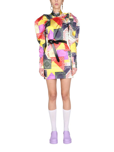 Shop Rotate Birger Christensen Kim Dress In Multicolor
