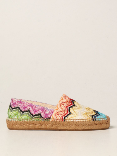 Shop Missoni Espadrilles  Espadrilles In Multicolor Rayon