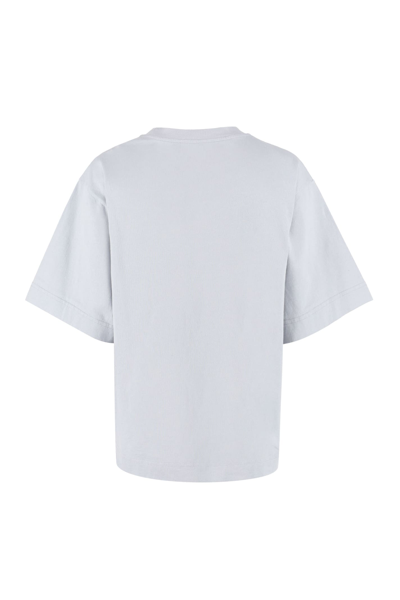 Shop Moncler Genius 2 Moncler 1952 - Olivia Oyl Cotton Crew-neck T-shirt In Grey