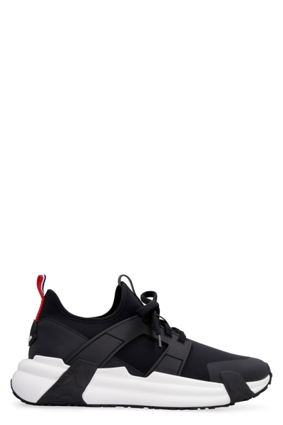 Shop Moncler Lunarove Low-top Sneakers In Black