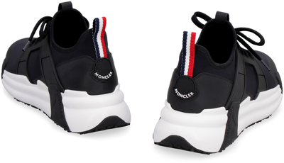 Shop Moncler Lunarove Low-top Sneakers In Black