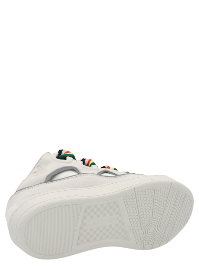 Shop Lanvin Curb Shoes In White