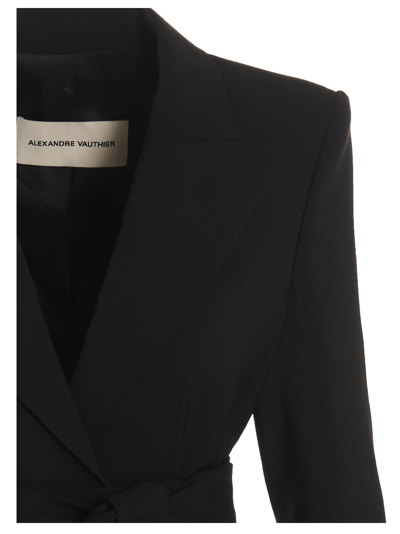 Shop Alexandre Vauthier Blazer In Black