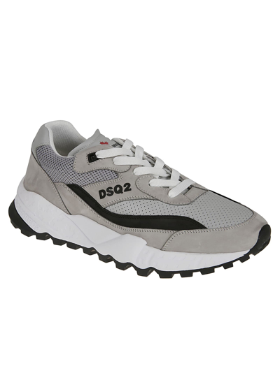 Shop Dsquared2 Free Sneakers In Grey/black