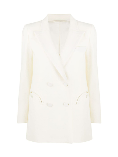 Shop Blazé Milano Resolute  Everyday Blazer In Cream