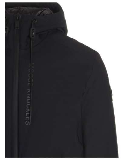 Shop Moose Knuckles Grayton Jacket In Black