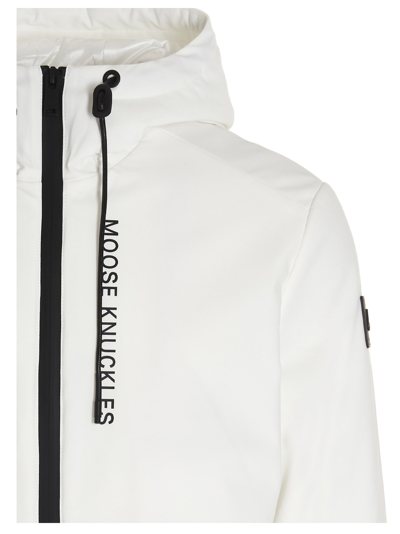 Shop Moose Knuckles Grayton Jacket In White