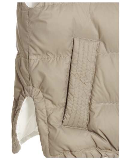 Shop Brunello Cucinelli Vest In Beige