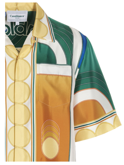 Shop Casablanca Reve De Tennis Shirt In Multicolor