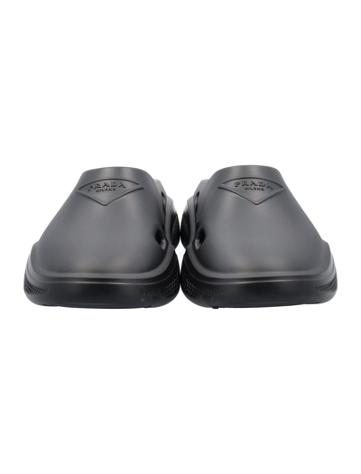 Shop Prada Mellow Slide In Black