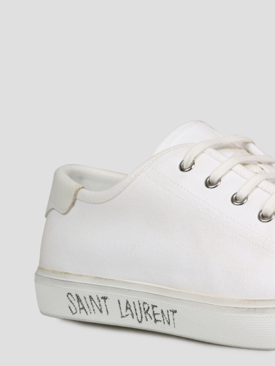 Shop Saint Laurent Sneakers Malibu In White
