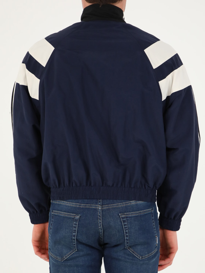 Shop Balenciaga Sporty B Jacket In Blue