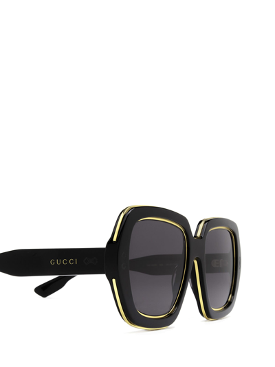 Shop Gucci Gg1064s Black Sunglasses