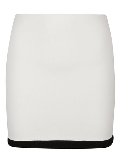 Alexander Wang T T By Alexander Wang Skirts In White/black