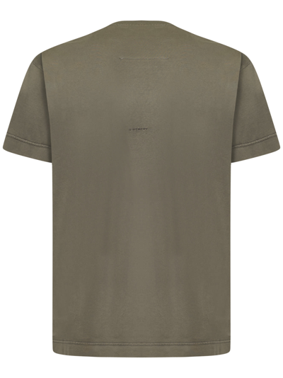 Shop Givenchy T-shirt In Military Green