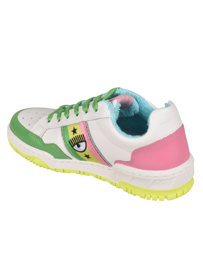 Shop Chiara Ferragni Cf1 Funky Pin Sneakers In Multicolor