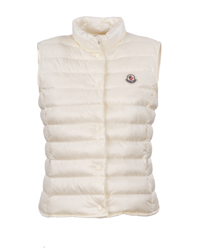 Shop Moncler Liane Vest In Bianco