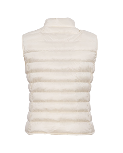 Shop Moncler Liane Vest In Bianco