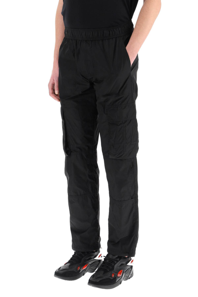 Shop 44 Label Group Derange Cargo Trousers In Black (black)