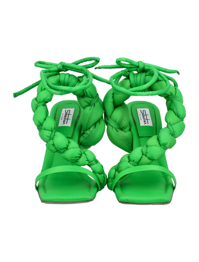 Shop Sebastian Milano Untangled Sandal In Green