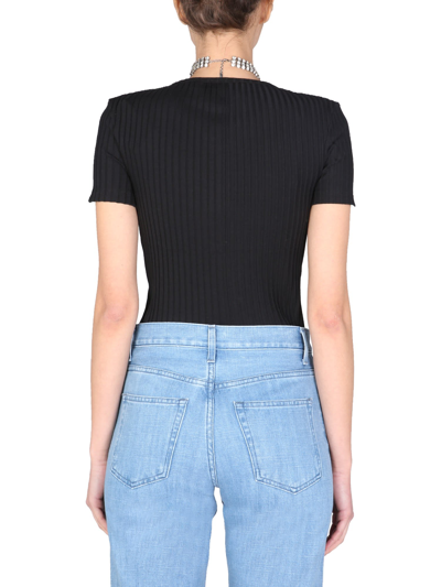Shop Helmut Lang Luxe Pima T-shirt In Nero