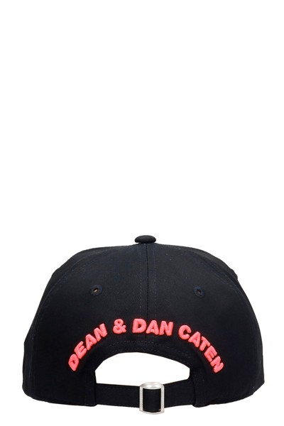 Shop Dsquared2 Hats In Black Cotton