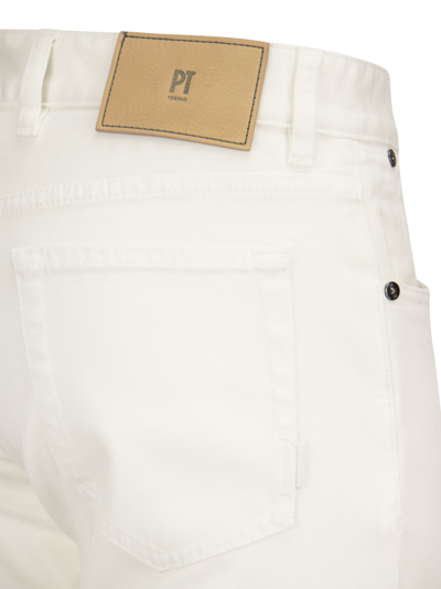 Shop Pt01 Swing - Slim-fit Jeans In White