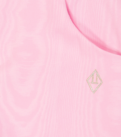 The Animals Observatory Kids Pink Logo Moare Pig Trousers In Pink