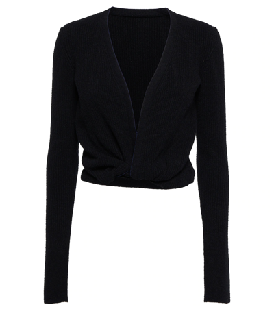 Shop Jacquemus Le Gilet Noué Sweater In Black