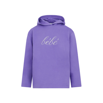 Shop Balenciaga Cotton Bebè Hoodie Sweatshirt In Pink &amp; Purple