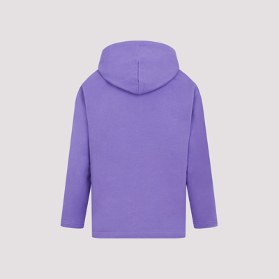 Shop Balenciaga Cotton Bebè Hoodie Sweatshirt In Pink &amp; Purple