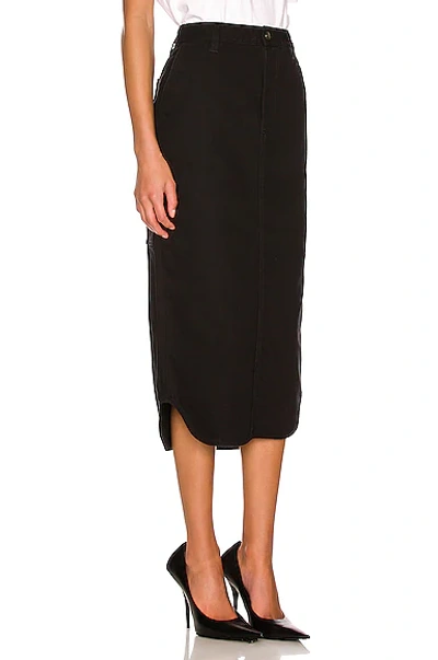 Shop Wardrobe.nyc X Carhartt Wip Skirt Midi In Black