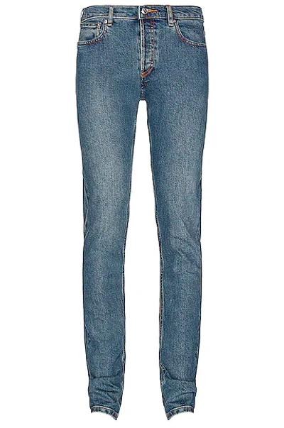Shop Apc Petit Standard Straight Leg Jean In Washed Indigo