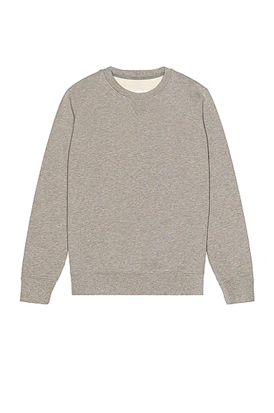 Shop Maison Margiela Sweatshirt In Grey Melange
