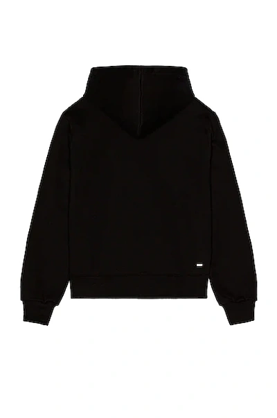 Shop Amiri Core Logo Hoodie In Black